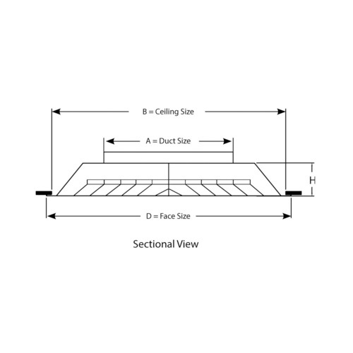 DB Directional Ceiling Diffuser - Image 2