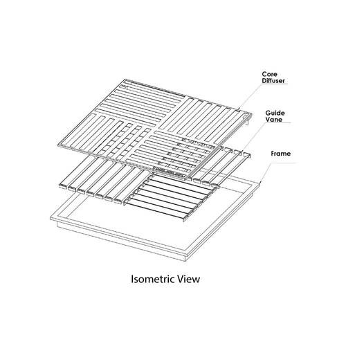 DQ Directional Ceiling Diffuser - Image 2