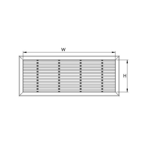 FGD-A Rectangular Floor Grille - Image 2