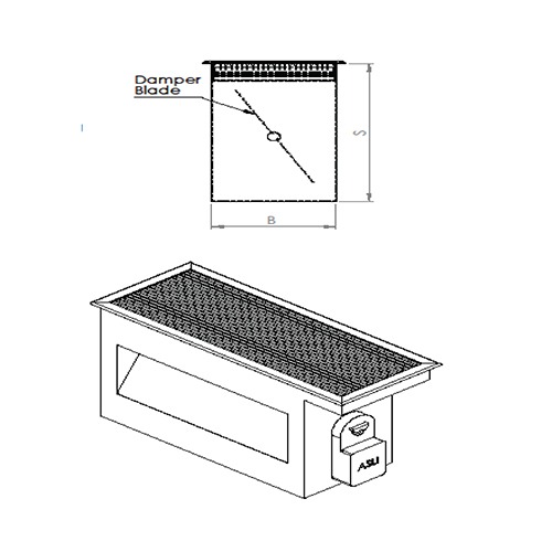 FGPB-A Rectangular Floor Grille - Image 4