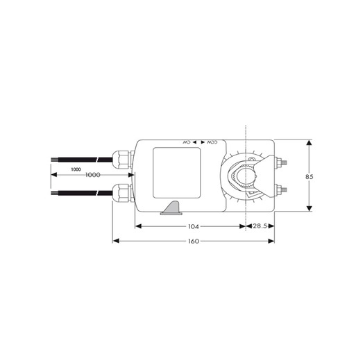 NACM 10Nm Modulating Control Actuator - Image 2